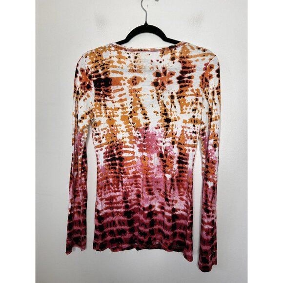 V Cristina Womens Colorful Tunic Y2K Design Beaded Long Sleeve Size Medium - Picture 4 of 9